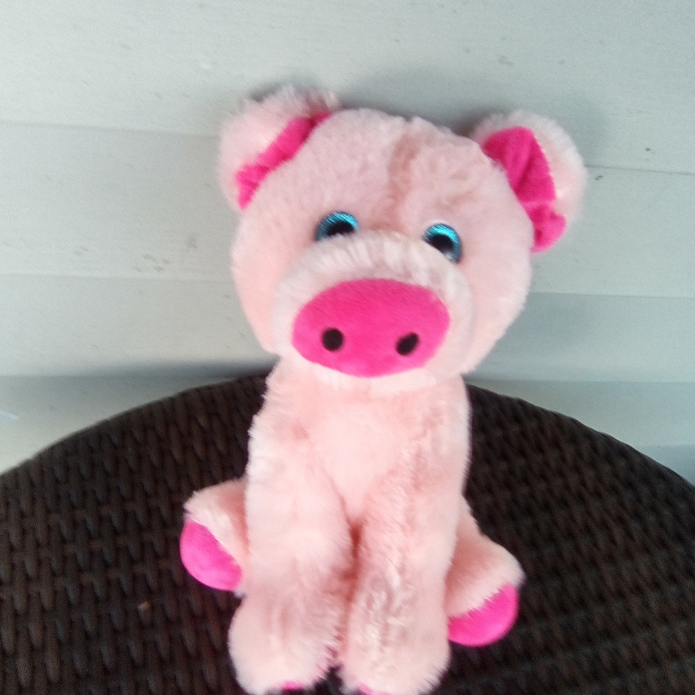 Adorable Pink Stuffed Pig Toy